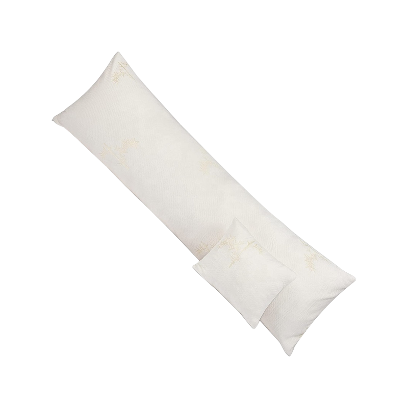 Memory Foam Penyangga Leher Bantal Guling Bantal Guling Meredakan Sakit Leher dengan Nyaman Panjang Cocok untuk tidur menyamping