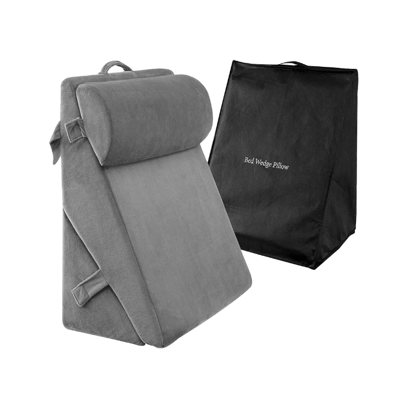 Bantal Baji Tempat Tidur Bantal Baca Ketinggian Kaki yang Dapat Disesuaikan & Dukungan Punggung Bantal Baji untuk Penopang Punggung dan Kaki, untuk Sakit Punggung, Sakit Kaki, Kehamilan, Nyeri Sendi Leher dan Bahu, Tidur