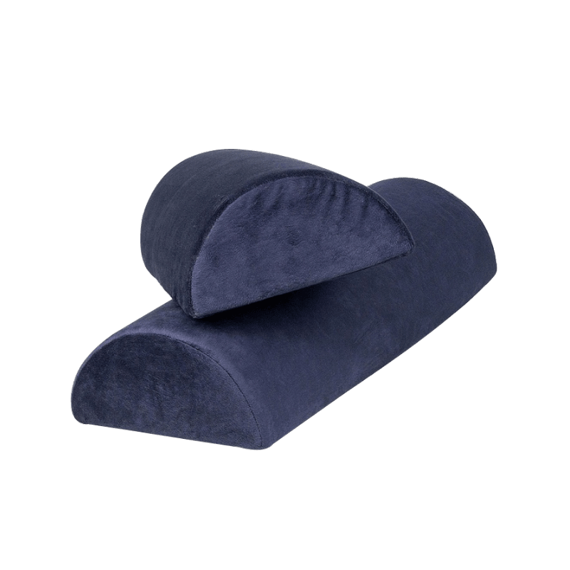 Bantal Pijakan Kaki Setengah Silinder Ortopedi Ergonomis Penopang Kaki Pesawat Bantal Sandaran Kaki Busa Memori Kantor Bantal Bawah Meja