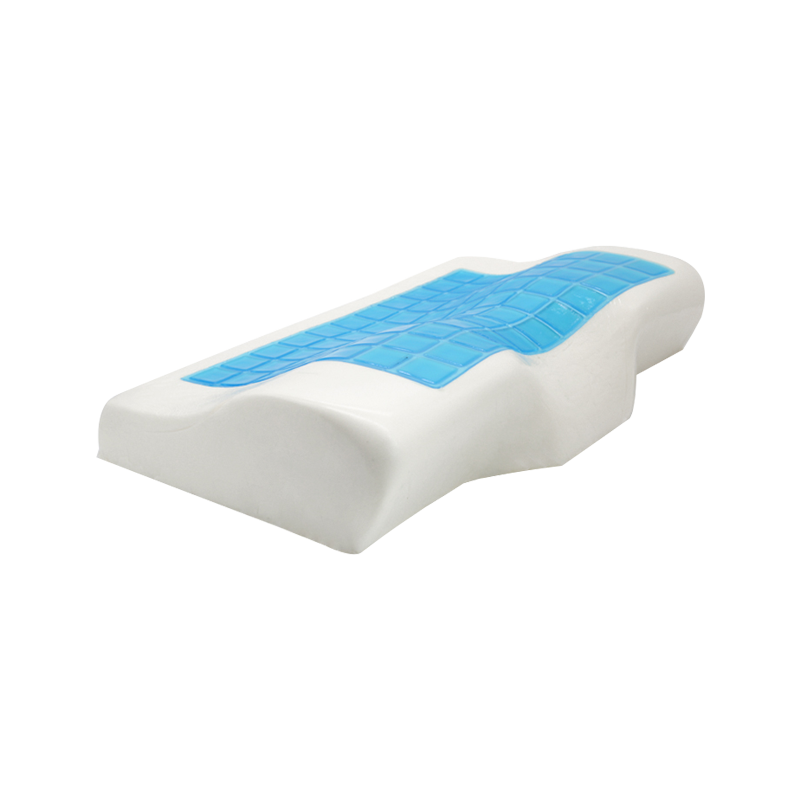 Diskon Besar Bantal Bentuk Kontur Gel Pendingin Bantal Leher Busa Memori Nyaman dengan Penutup Dapat Dilepas
