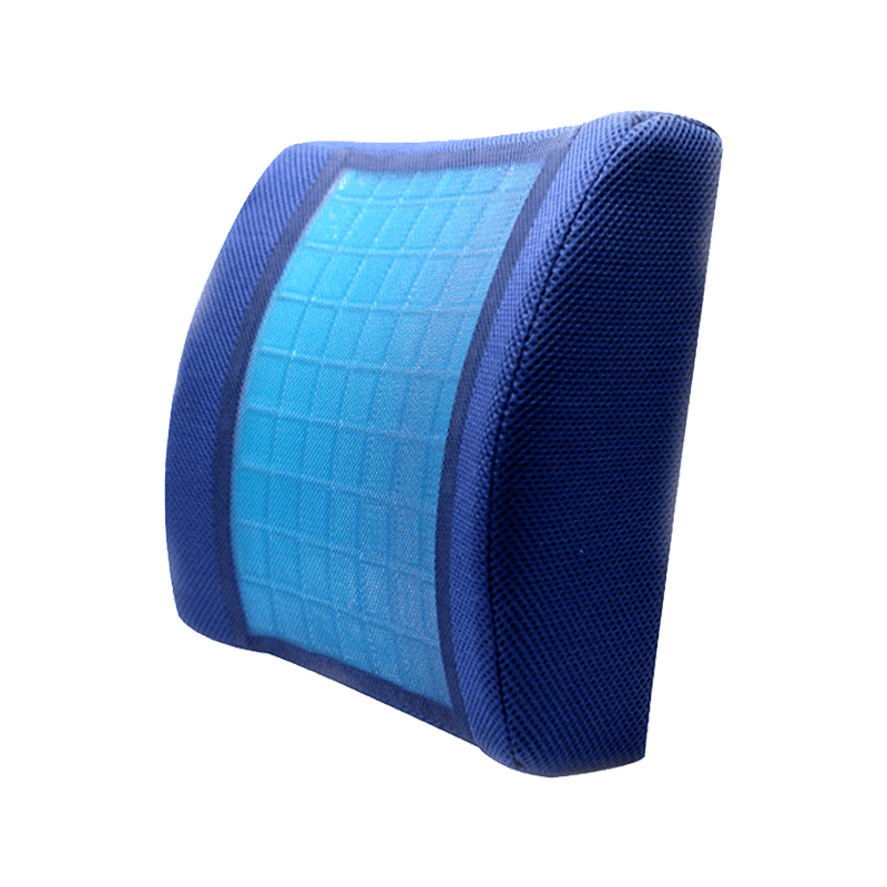 Penjualan Langsung dari Pabrik Busa Memori Gel Pendingin Ergonomis Kursi Kantor Kursi Penopang Lumbar Bantal Punggung untuk Mobil Rajutan Musim Panas Cina