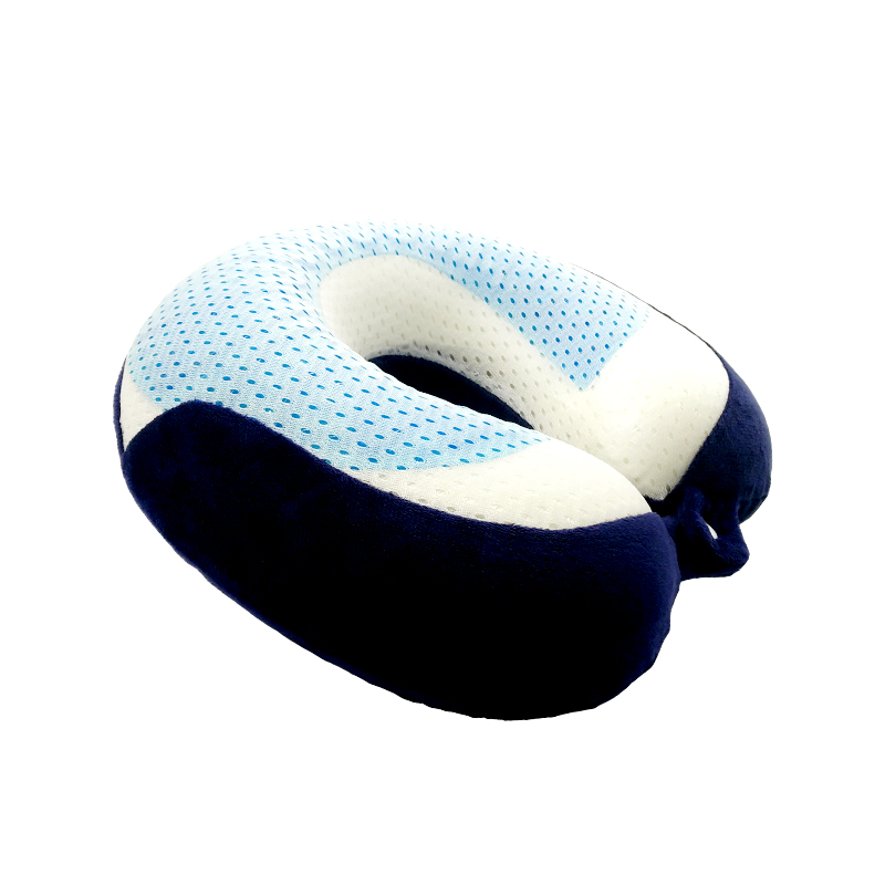 Bantal Busa Memori berbentuk U Gel Pendingin Rajutan